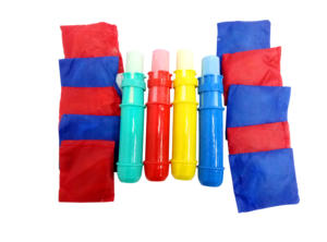 콩 가방과 야외 분필 게임 | 가족을위한 빨 마당 게임 - Product Image 3