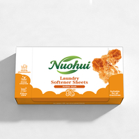 Nuohui Feuilles de lessive 3 en 1 écologiques et hypoallergéniques, Feuilles adoucissantes pour le linge Amber Dusk
