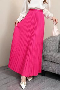 กระโปรงพลีททรงสวยสำหรับผู้หญิง แบรนด์ IStapromo สีพื้น เอวปกติ ผ้าชีฟอง สไตล์ฤดูใบไม้ร่วง - Product Image 6