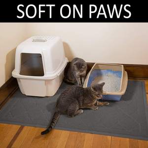 Tapis de trappeur de litière pour <span class=keywords><strong>chat</strong></span> écologique personnalisation en maille durable <span class=keywords><strong>à</strong></span> usage intensif tapis de litière pour <span class=keywords><strong>chat</strong></span> en PVC de surface bon marché - Product Image 4