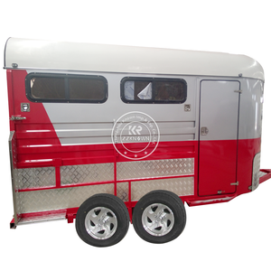 Nouveau produit 2025 Remorque à chevaux à chargement en angle pour 3 chevaux pour voyager avec des chevaux Norme australienne - Product Image 5