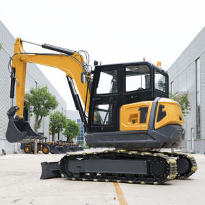Frete Grátis Escavadeira 6.5 Ton Kubota Motor EPA Digger Farm Pequenas Escavadeiras Preços Mini Escavadeira De Esteira - Product Image 6