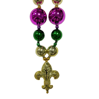 Groothandel Pgg Fleur De Lis Ketting Jumbo Kralen Mardi Gras Feestdecoraties