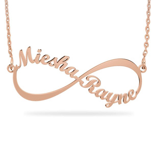 <span class=keywords><strong>Collana</strong></span> Personalizzata a Forma di Cuore <span class=keywords><strong>con</strong></span> Due <span class=keywords><strong>Nomi</strong></span> e <span class=keywords><strong>Infinito</strong></span>, Incisione Data e Numero, Gioiello in Acciaio Inossidabile Dorato per Donna, Regalo <span class=keywords><strong>con</strong></span> Nome Inciso - Product Image 5