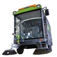 LONGSHUN Balayeuse de route à moteur semi-fermé de haute qualité avec équipement de nettoyage des sols extérieurs pour le nettoyage des rues