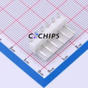 HDGC3963WR-6P Wire-to-Board Pin Header Bent Lead Through Hole,P=3.96mm Connector 1x6P 3.96mm Right Angle Insert VH - Product Image 1