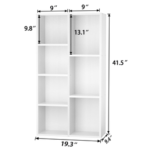 Hiện Đại Trắng MDF tủ sách lưu trữ đồ chơi tủ gỗ hiển thị tầng đứng cho văn phòng nhà phòng khách phòng ngủ trường khách sạn - Product Image 6