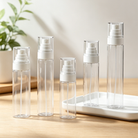 KINPACK Flacon pulvérisateur cosmétique en plastique PET 50ml 80ml 100ml avec bouchon à large ouverture et pompe pour sérum et lotion de soin de la peau