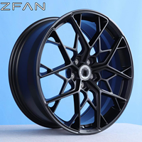 Jantes forgées ZFAN de haute qualité à 5 trous, finition noire, pour voiture de tourisme, jantes en alliage d'aluminium pour Cayenne Rolls Royce