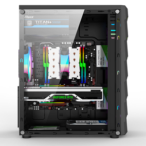 Piezas de ordenador Panel acrílico <span class=keywords><strong>Torre</strong></span> <span class=keywords><strong>completa</strong></span> ATX gabinete <span class=keywords><strong>PC</strong></span> Chasis caso - Product Image 6