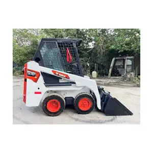 Hot Sale Good Quality Multi Function Second Hand Machine Used Bobcat S70 Skid Steer Loader For Construction