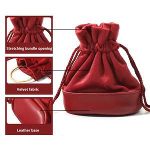 Vintage Fashion National Felt <b>Pouch</b> for Jewelry Packaging Decorative Jewelry Bag Accessory Storage Bag Velvet Gift <b>Drawstring</b> - Product Image 3