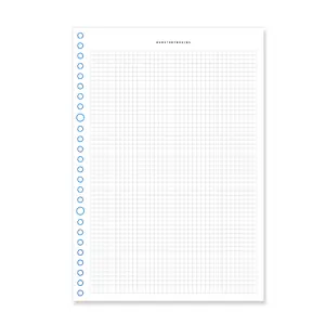 Notebook füllt B5 80 Blatt Hochwertiges stilvolles Lose blatt nach