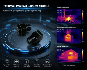 Module d'imagerie thermique haute sensibilité 640x512 pour drone UAV, sortie CVBS & BT.656, surveillance de sécurité de vision nocturne haute sensibilité - Product Image 6