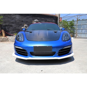Modificación de coche 991 2012-2018, actualización del parachoques delantero, capó de fibra de carbono, protección del capó del motor para 911 - Product Image 3