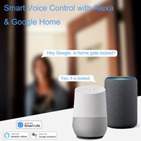 EWELINK Zigbee 3,0 Inalámbrico Smart Home WiFi Sensor de puerta y ventana magnético con control de voz/aplicación para hoteles