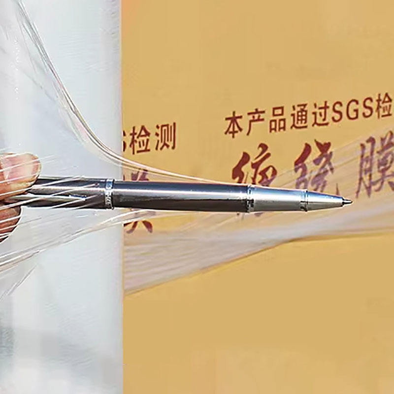 Manual Stretch Wrapping Film Roll Soft Packaging Film Transparent PE Lldpe Stretch Wrap Cling Film Packing Package Customized