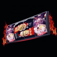 Boîte Lumineuse à Menus LED Étanches Haute Efficacité pour Panneaux Publicitaires de Restaurants, Cafés et Fast-foods