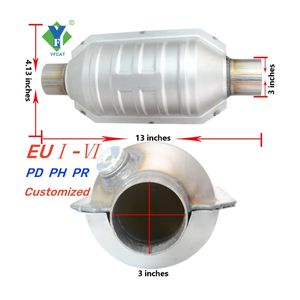 Piezas del motor Euro 5 G37 carrera para <span class=keywords><strong>Honda</strong></span> Fit 100 convertidor catalítico de celda - Product Image 1