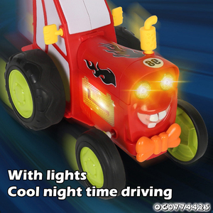 Xoay giá rẻ <span class=keywords><strong>RC</strong></span> phim hoạt hình diễn viên đóng Thế nhảy điều khiển từ xa Xe đồ chơi với ánh sáng âm nhạc - Product Image 5