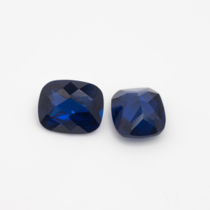Piedra preciosa suelta Espinela azul sintética de alta calidad #113 Cuadros individuales ovalados 9*11mm - Product Image 3