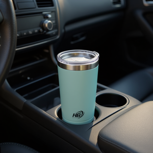Vaso de Acero Inoxidable de 550 ml con Tapa de Empuje sin Asa, 8.8*7.3*17.8 CM, para Auto - Product Image 2