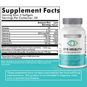 HydroEye 120 Softgels personnalisés pour adultes Supplément Oméga pour les yeux secs avec film lacrymal sain pour un confort durable - Product Image 2