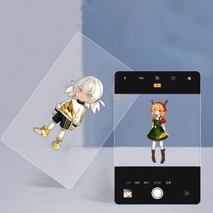 Custom Design PVC Clear Postcard Transparent PVC Photocard Waterproof <b>Bookmark</b> Card Film Strips Lenticular Card - Product Image 4