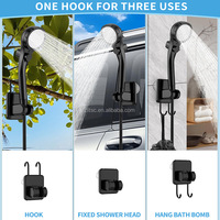 2025 Portable Camping en plein air douches électrique Rechargeable alimenté par batterie douche pour randonnée voyage sac emballage