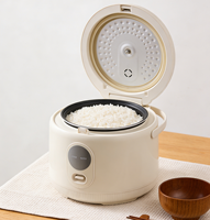Olla Arrocera Inteligente Portátil Oulik de Plástico con Programación de 24 Horas, Desmontaje con un Toque, Taza Medidora Eléctrica para el Hogar