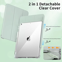 Kenke Offres Spéciales antichoc durable en cuir PU clair bord souple étui pour tablette pour iPad 789 10.2 pouces