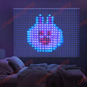 RGBスマートカーテンライト、アプリ制御、DIYプログラミング、結婚式/店舗/家庭用防水 - Product Image 2