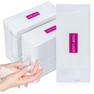 Toallitas Húmedas Individuales para Aviación, Antibacterianas, Desechables, Mini Toallitas Faciales de Limpieza con Agua - Product Image 3