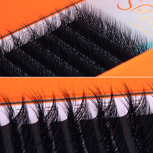 Наращивание ресниц SP EYELASH: мягкие, пушистые, 3D, 4D, 5D, в стиле «Дикий камелия», легкое формирование пучков, многослойные, объемные, в лотках - Product Image 2