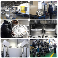 Nouvelles jantes en alliage d'aluminium forgées monobloc haute performance, concaves, noires brillantes, de 18 à 24 pouces, entièrement personnalisables, 5x120 5x112, 40mm/30mm