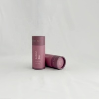 Prix d'usine écologique Tube de déodorant personnalisé Emballage Maquillage Cosmétique Boîte de rangement Push Up Baume à lèvres Tube de papier