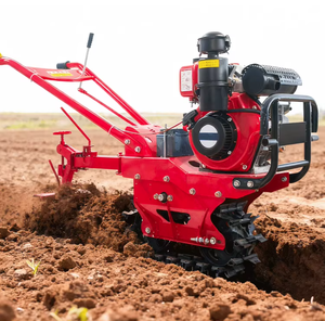 Cultivador de Gasolina Rojo, Máquina Agrícola de Alta Productividad, Tractor de 1 Hilera Accionado por Motor - Product Image 1