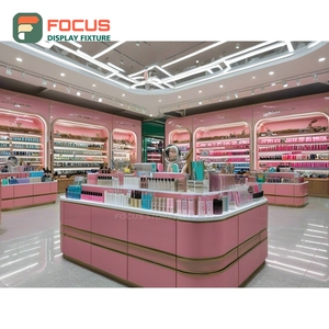 Latest Design Boutique Store Stainless Steel Shop Furniture Odm Supplier Cosmetic Shop Design - Product Image 2