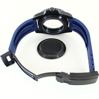 Boîtier de montre de plongée en acier bicolore GMT de haute qualité 40MM avec verre saphir pour mouvements NH34/35/36/38 Miyota8205 8215 821A 82