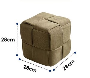 Hiện đại thân thiện với môi trường bền nhẹ gỗ vuông phân & Ottoman cho phòng khách - Product Image 3