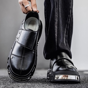 Chaussures tendance à semelle épaisse, en cuir véritable souple et confortable de haute qualité, conçues sur mesure par des designers seniors, collection 2026 - Product Image 4