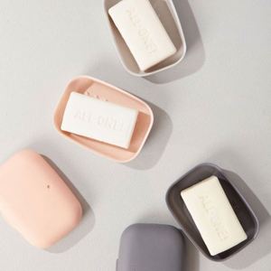 Wholesale Custom Bathroom Case Box Portable Storage Eco-Friendly Silicone Soap Dish Holder - Product Image 1