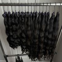 Cabello Virgen Indio Crudo 12A, Cabello Indio Virgen Sin Procesar, Cabello Indio con Cutícula Alineada de la India