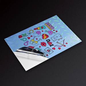 Vizlent Vinyl <b>Sticker</b> <b>Paper</b> for Inkjet <b>Printer</b> Holographic Self Adhesive Labels Eco-Friendly Durable Slit Roll - Product Image 4