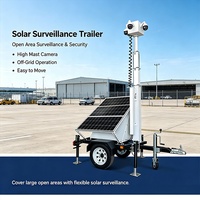 Remorque de sécurité solaire Plug and Play avec caméra fournie par le client pour une installation temporaire rapide