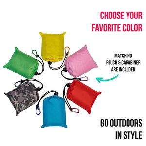 Oem Odm Fabriek Hete Verkoop Gemakkelijk Te Dragen Picknick Nylon Stranddeken Zak Picknickmat - Product Image 5