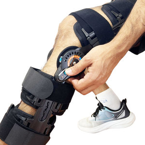 Orthèse orthopédique <span class=keywords><strong>genou</strong></span>-hanche pour soutien articulaire, protection cheville-pied, fixation articulée, support en néoprène articulé - Product Image 3