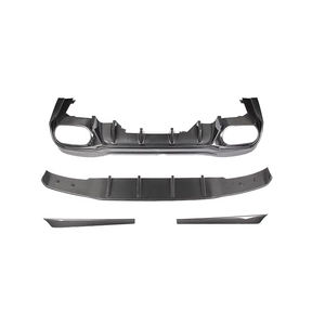 Kit de carrosserie en fibre de carbone sèche OEM pour Mercedes Benz W118 C118 CLA Class <span class=keywords><strong>AMG</strong></span> <span class=keywords><strong>CLA35</strong></span> CLA45S Nouveau diffuseur de lèvre de pare-chocs arrière Spoiler - Product Image 3