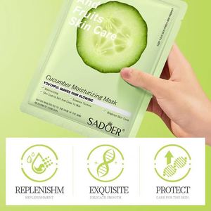 Masque facial coréen hydratant à l'extrait de fruit et à l'aloe vera, masque en feuille personnalisé à la vitamine C - Product Image 3
