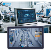 Lamitouch 8-32 pouces J1900/J6412 PC industriel à écran tactile capacitif Linux/Win10 intégré/montage mural en alliage d'aluminium
